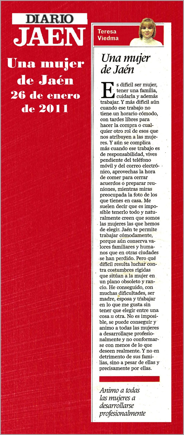 16.- 26-01-2012 Una mujer de Ja&eacute;n