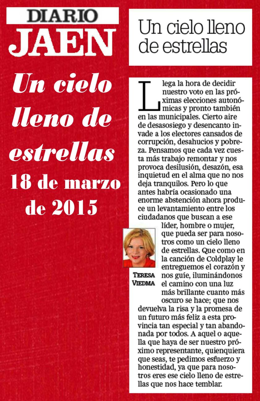 Un cielo lleno de estrellas articulo