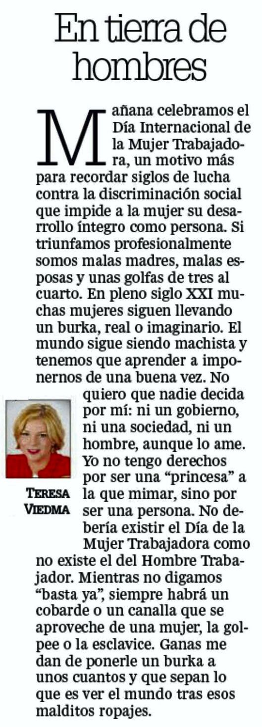 EN TIERRA DE HOMOBRES 07.03.2016