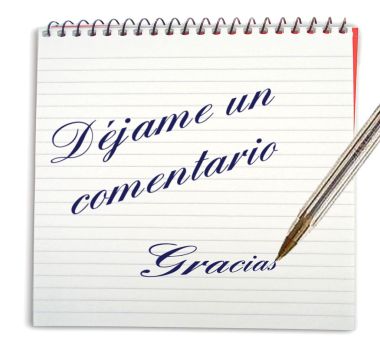Dejame un comentario